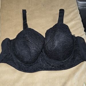 Adore Me Elegant Black Lace Bra With Underwire Size 40DD